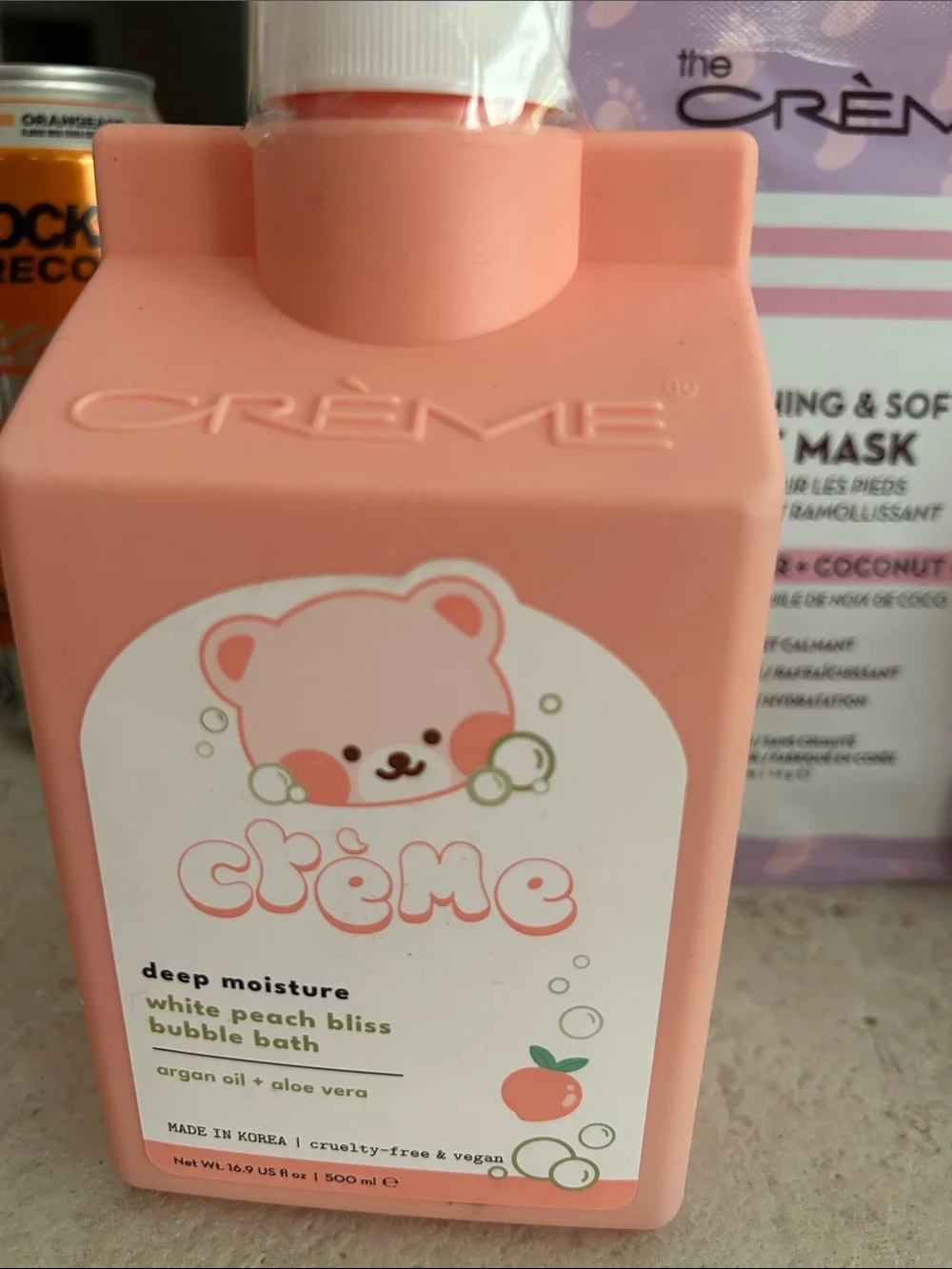 The Creme Shop Kids Pink Slow Down, Skin! Animated Face Mask & Foot Mask Set